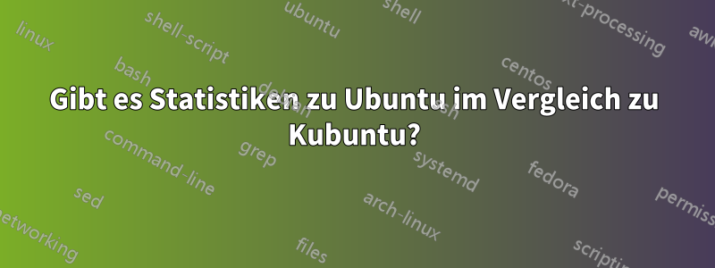 Gibt es Statistiken zu Ubuntu im Vergleich zu Kubuntu?