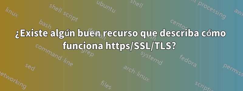 ¿Existe algún buen recurso que describa cómo funciona https/SSL/TLS? 