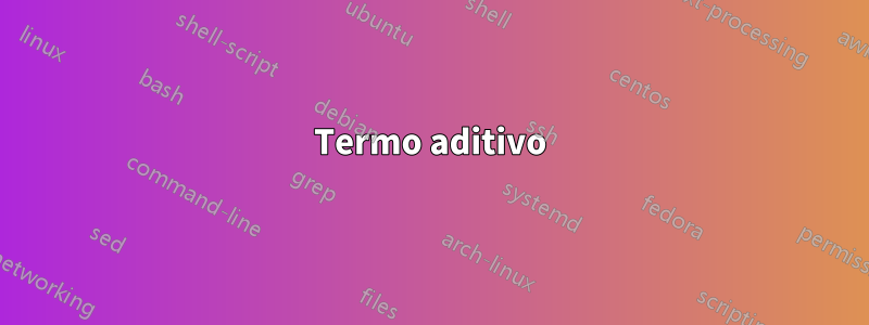 Termo aditivo