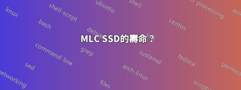 MLC SSD的壽命？ 