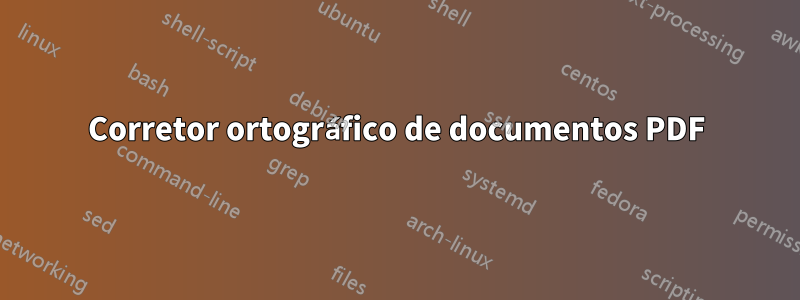 Corretor ortográfico de documentos PDF