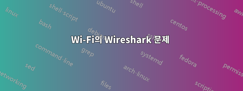 Wi-Fi의 Wireshark 문제