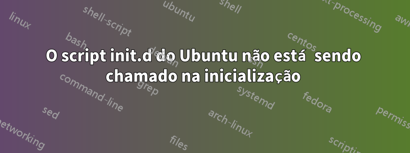 O script init.d do Ubuntu não está sendo chamado na inicialização