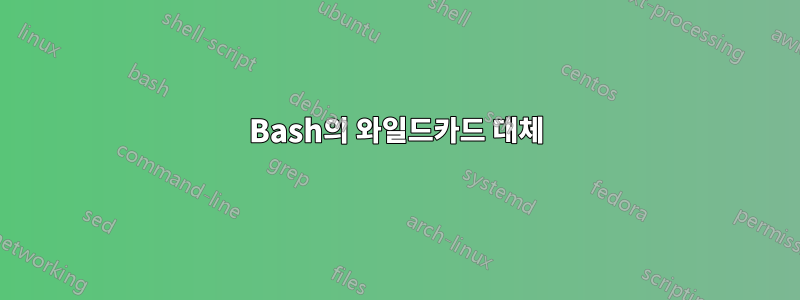 Bash의 와일드카드 대체