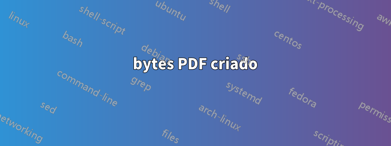 0 bytes PDF criado