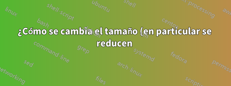 ¿Cómo se cambia el tamaño (en particular se reducen) los iconos de los programas (ventanas activas) en la barra de tareas de Windows XP?