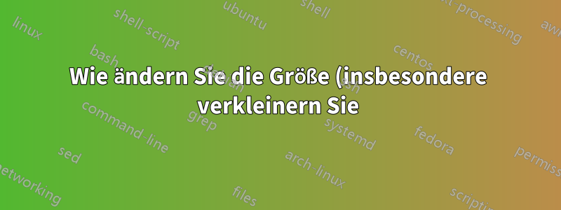 Wie ändern Sie die Größe (insbesondere verkleinern Sie) von Programmsymbolen (aktiven Fenstern) in der Windows XP-Taskleiste?