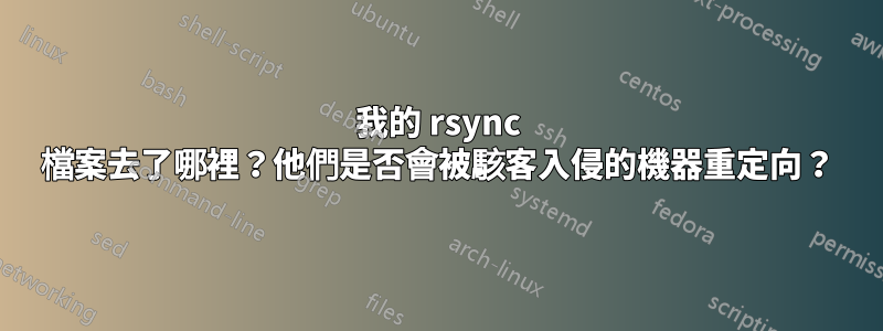 我的 rsync 檔案去了哪裡？他們是否會被駭客入侵的機器重定向？