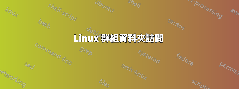 Linux 群組資料夾訪問
