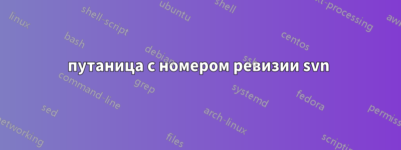 путаница с номером ревизии svn