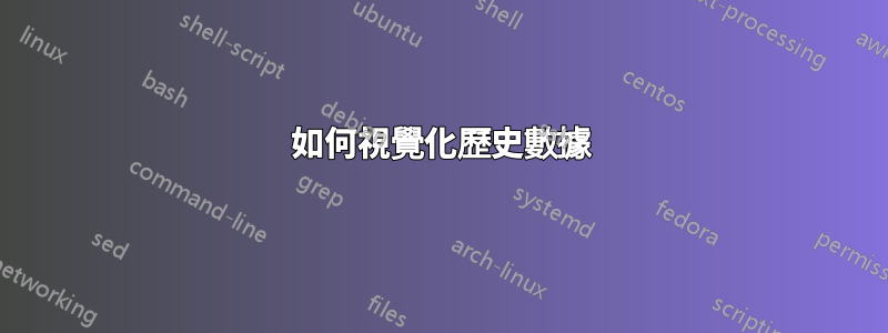 如何視覺化歷史數據