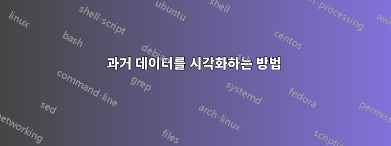 과거 데이터를 시각화하는 방법