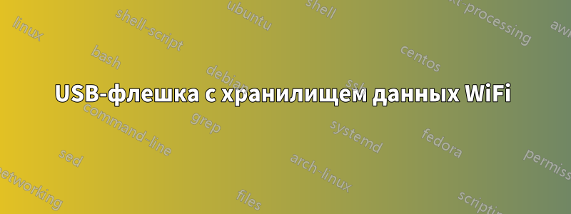 USB-флешка с хранилищем данных WiFi