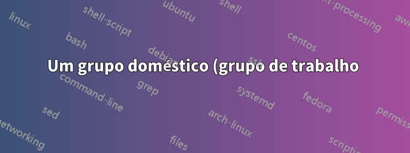 Um grupo doméstico (grupo de trabalho) do Windows 7 e um domínio do Windows Vista são compatíveis?
