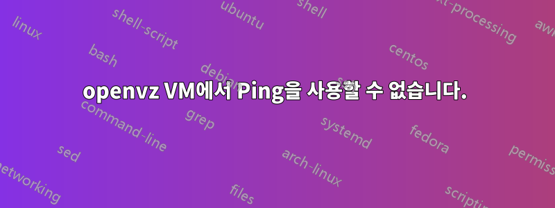 openvz VM에서 Ping을 사용할 수 없습니다.