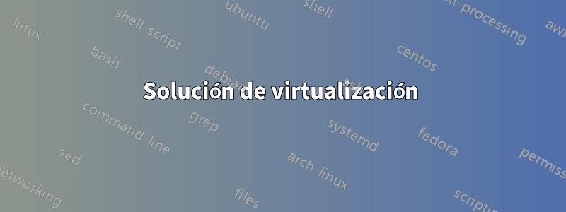 Solución de virtualización