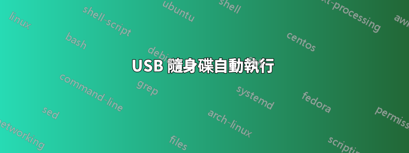 USB 隨身碟自動執行