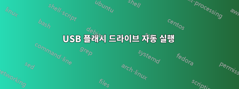 USB 플래시 드라이브 자동 실행