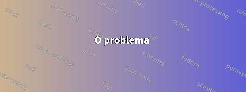 O problema