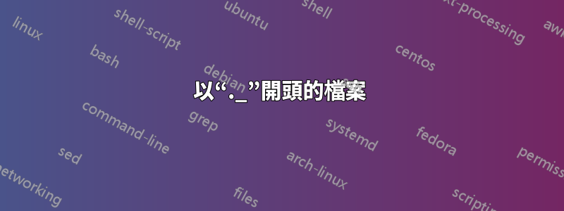 以“._”開頭的檔案