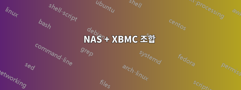 NAS + XBMC 조합