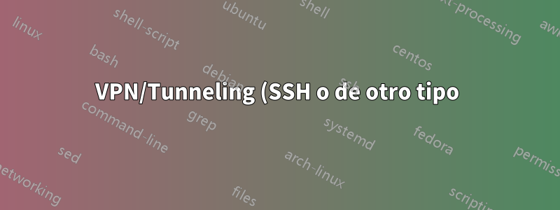 VPN/Tunneling (SSH o de otro tipo) en Windows a través de proxy HTTP