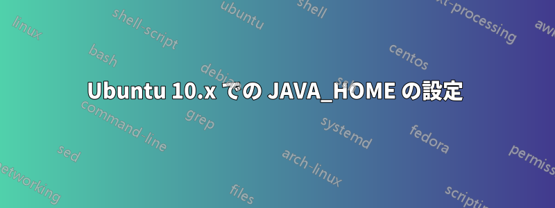 Ubuntu 10.x での JAVA_HOME の設定