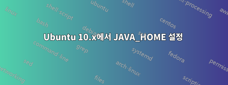 Ubuntu 10.x에서 JAVA_HOME 설정