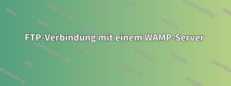 FTP-Verbindung mit einem WAMP-Server