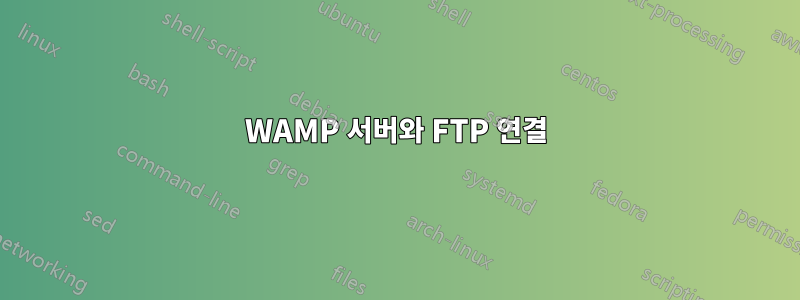 WAMP 서버와 FTP 연결