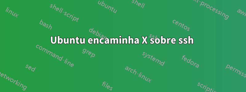 Ubuntu encaminha X sobre ssh