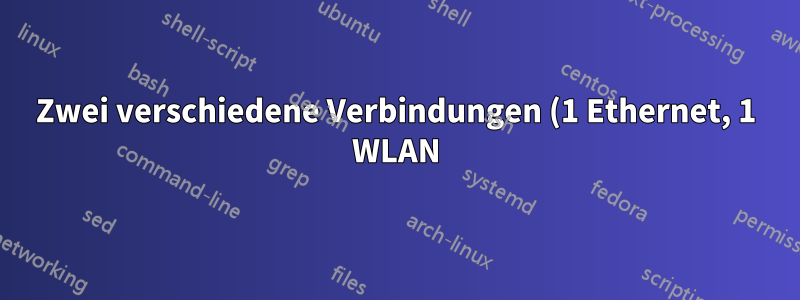 Zwei verschiedene Verbindungen (1 Ethernet, 1 WLAN) parallel in MacOSX verwenden?