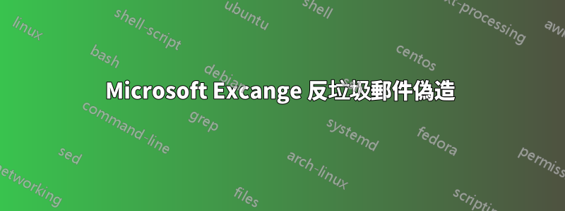 Microsoft Excange 反垃圾郵件偽造