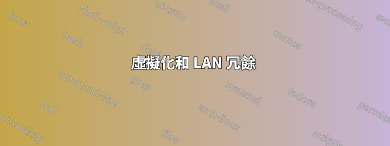 虛擬化和 LAN 冗餘