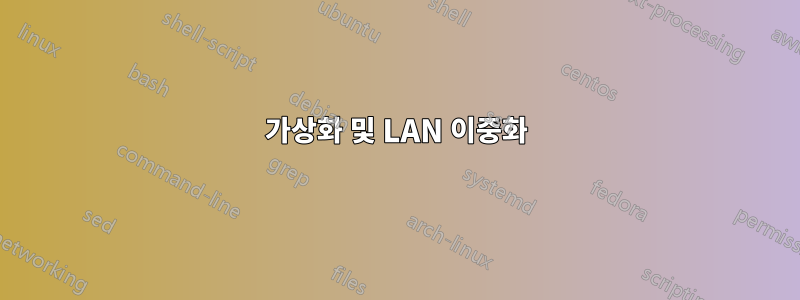 가상화 및 LAN 이중화