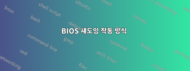 BIOS 섀도잉 작동 방식