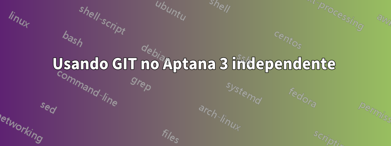 Usando GIT no Aptana 3 independente