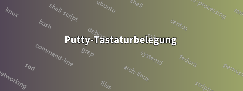 Putty-Tastaturbelegung