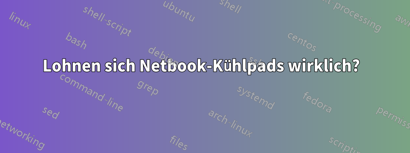 Lohnen sich Netbook-Kühlpads wirklich? 