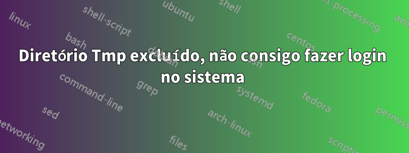 Diretório Tmp excluído, não consigo fazer login no sistema