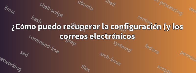 ¿Cómo puedo recuperar la configuración (y los correos electrónicos) de mi antigua cuenta de Outlook Express?