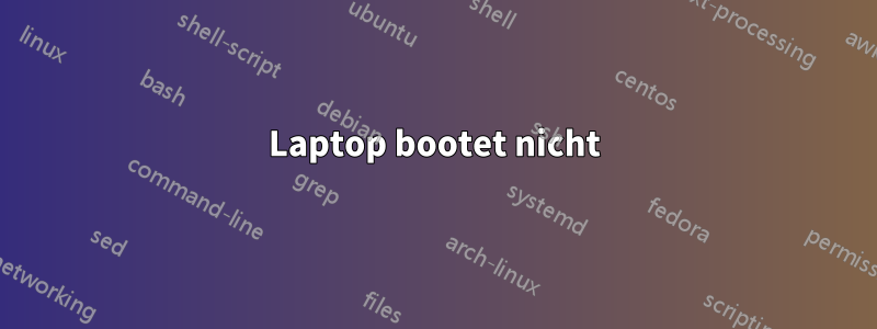 Laptop bootet nicht