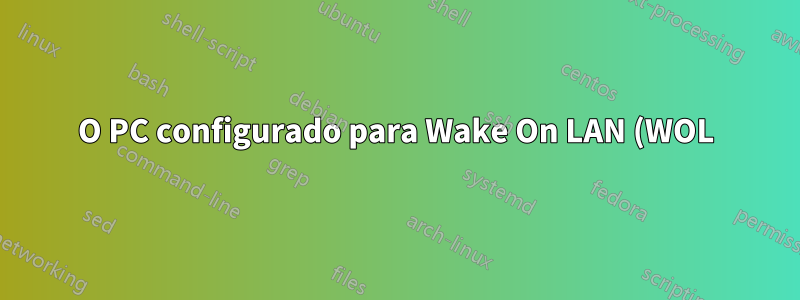 O PC configurado para Wake On LAN (WOL) continua inicializando sozinho. Causa? Solução?