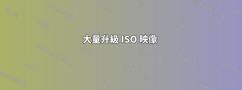 大量升級 ISO 映像