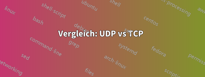 Vergleich: UDP vs TCP 