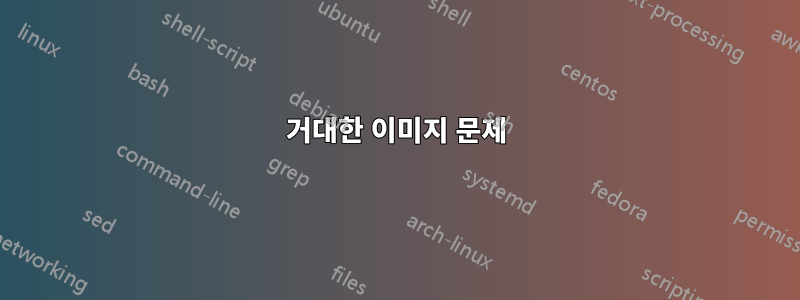 거대한 이미지 문제