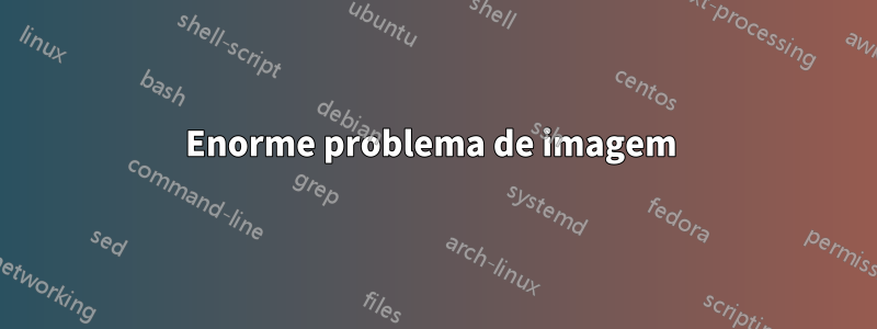 Enorme problema de imagem 