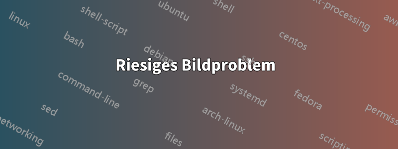Riesiges Bildproblem 