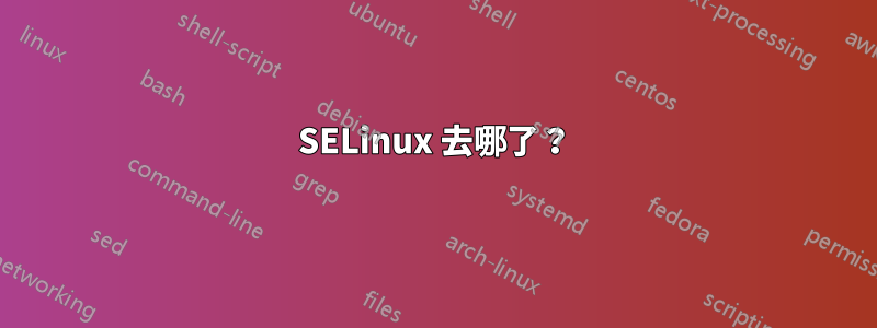 SELinux 去哪了？