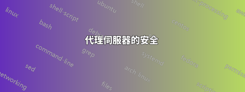 代理伺服器的安全